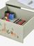 Activity table with storage chest beige+rose 