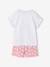Girls' Lilo & Stitch cotton pyjama shorts sweet pink 