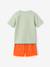 Pack of 2 dinosaur playsuit pyjamas for boys sage green 
