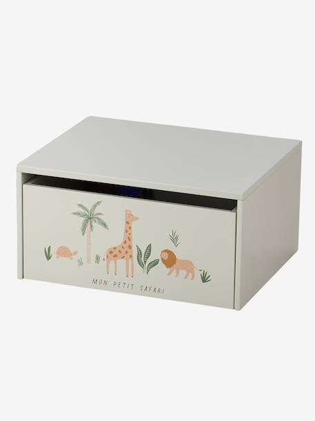 Activity table with storage chest beige+rose 