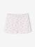 Girl's cotton pyjama short set with cami top ecru 