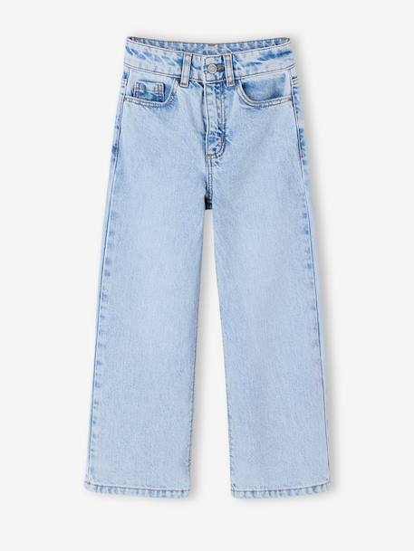 NARROW Hip, MorphologiK Wide-Leg Jeans for Girls deep blue+denim grey+light blue+medium blue 