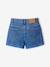 Children's denim cotton shorts denim grey+medium blue 