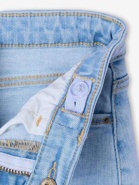 WIDE Hip, Slim Leg MorphologiK Jeans, for Girls bleached denim+deep blue+denim grey+grey+medium blue 