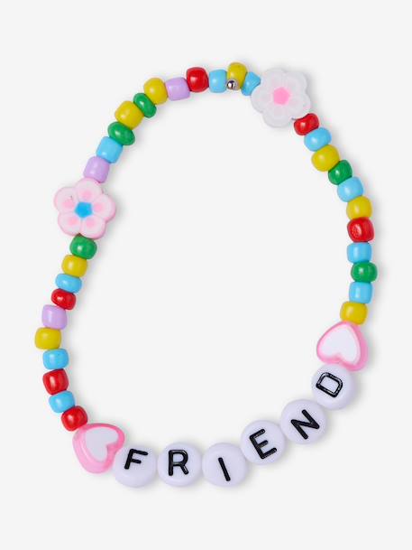 Pack of 2 T-shirts and best friends bracelets lilac 