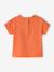 Boys' organic cotton T-shirt orange 