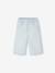 Wide-leg trousers for baby girls striped blue 
