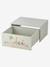 Activity table with storage chest beige+rose 