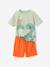 Pack of 2 dinosaur playsuit pyjamas for boys sage green 