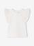 Girls' short-sleeved T-shirt white 