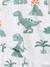 Pack of 2 dinosaur playsuit pyjamas for boys sage green 