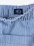 Boys' cotton battle denim trousers striped blue 