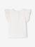 Girls' short-sleeved T-shirt white 