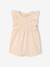 Frill-Sleeved Playsuit for Babies, Basics ecru+rose 