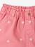 Embroidered baby girl's shorts sweet pink 