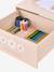 Activity table with storage chest beige+rose 