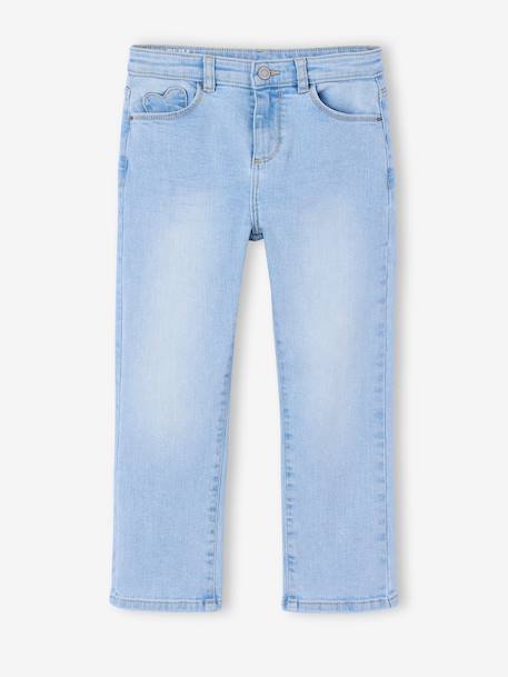 WIDE Hip, Slim Leg MorphologiK Jeans, for Girls bleached denim+deep blue+denim grey+grey+medium blue 