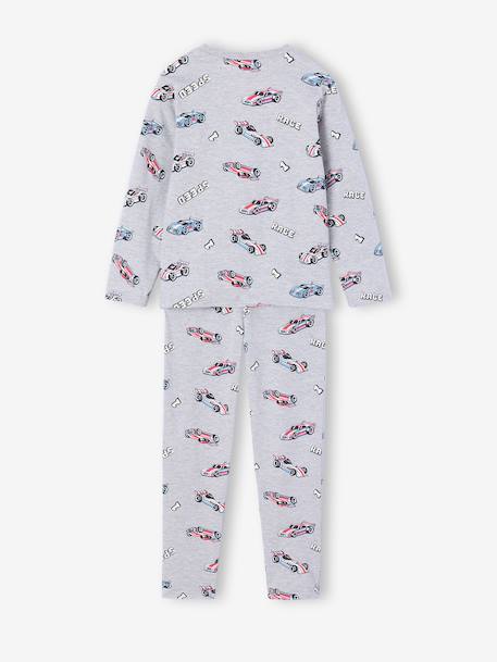 Pack of 2 long-sleeved boys' pyjamas anthracite 
