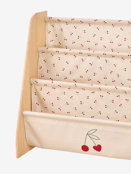 Textile book storage printed beige+printed white 