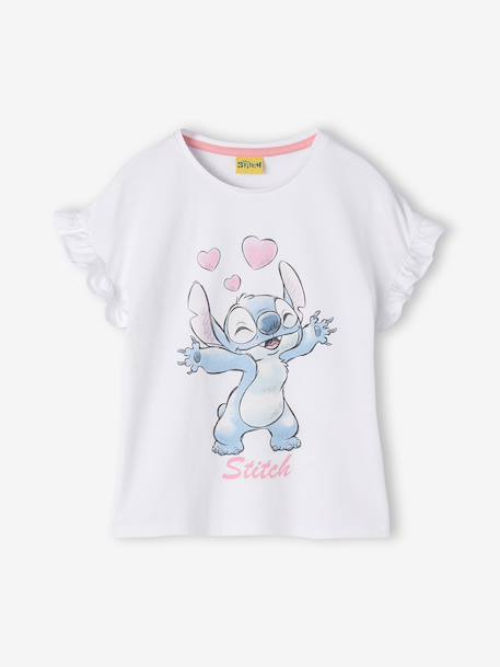 Girls' Lilo & Stitch cotton pyjama shorts sweet pink 