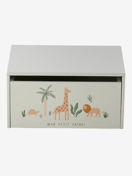 Activity table with storage chest beige+rose 