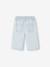 Wide-leg trousers for baby girls striped blue 