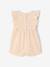 Frill-Sleeved Playsuit for Babies, Basics ecru+rose 