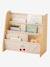 Textile book storage printed beige+printed white 