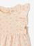 Frill-Sleeved Playsuit for Babies, Basics ecru+rose 