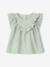 Baby Girls’ Broderie Anglaise Cotton Blouse aqua green 