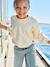 Sweatshirt with Iron-On Patches for Girls ecru 