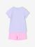 Girls' SQUISHMALLOWS pyjama shorts lavender 