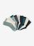 Pack of 10 pairs of boys' socks Basics emerald green 