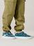 Leather Trainers with Hook-and-Loop Fasteners for Boys, Designed for Autonomy denim blue+navy blue+set blue+set green 