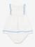 Cotton baby girl's dress and bloomer white 