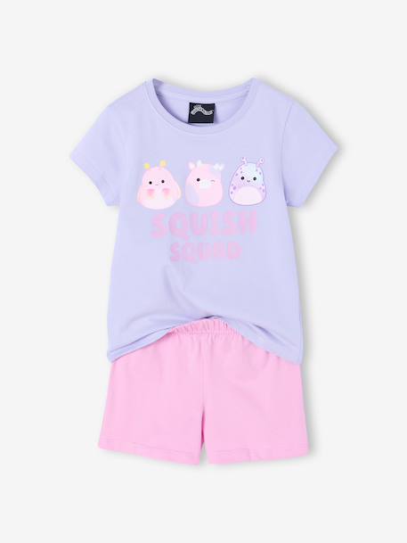 Girls' SQUISHMALLOWS pyjama shorts lavender 