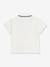 Baby short-sleeved cotton polo shirt white 