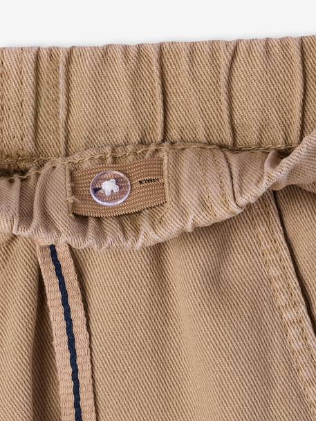 Easy-to-put-on fluid trousers for boys beige+medium blue+night blue+sage green+terracotta 