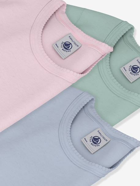 Pack of 3 PETIT BATEAU t-shirts white 