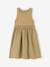 Girl's sleeveless dress khaki 