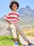 Striped boy's t-shirt striped red 