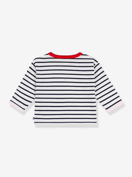 Baby long-sleeved cotton T-shirt ecru 