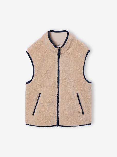 Boys' 3-in-1 parka with sherpa lining pecan nut 