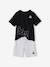 Boys' cotton pyjama shorts with PLAYSTATION logo black 