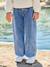 Embroidered Susan wide-leg jeans for girls bleached denim+deep blue+denim blue+medium blue 