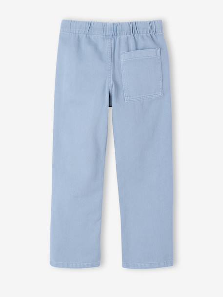 Easy-to-put-on fluid trousers for boys medium blue+night blue+sage green+terracotta 