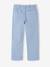 Easy-to-put-on fluid trousers for boys medium blue+night blue+sage green+terracotta 