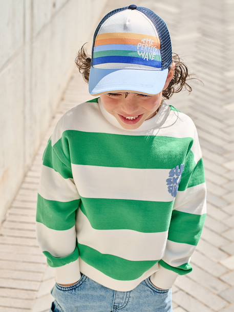 Trucker Style Cap for Boys sky blue 
