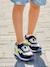 Trainers with Hook-&-Loop Fasteners & Elasticated Laces for Boys set blue 