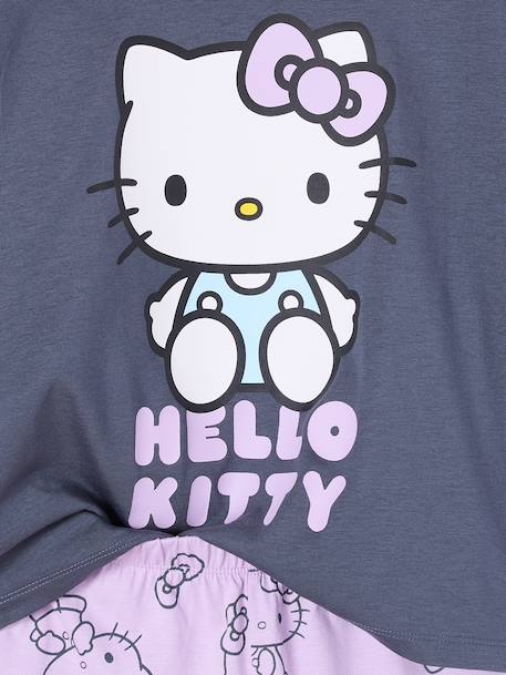 Girls' Hello Kitty teen pyjama shorts anthracite 